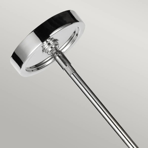 Żyrandol Rubin - 4 źródła światła - Polerowany nikiel