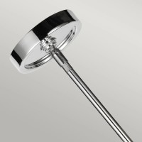 Żyrandol Rubin - 4 źródła światła - Polerowany nikiel