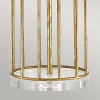 Lampa stołowa Stella - 1 źródło światła - Postarzane złoto