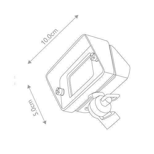 Latarnia punktowa LED Bronze 10 - Postarzany brąz