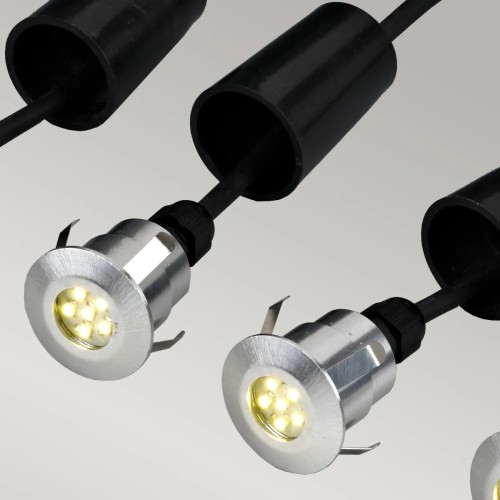 Latarnia punktowa LED Derwent - Anodowane aluminium