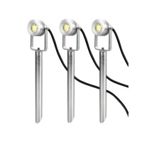Latarnia punktowa LED Spennymoor 1,8 W - Anodowane aluminium - Wersja B