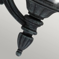 Latarnia naścienna Elkstone - 1 źródło światła - Grynszpan