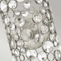 Kinkiet Anya - 2 źródła światła - Srebrny