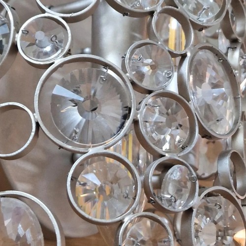 Kinkiet Anya - 2 źródła światła - Srebrny