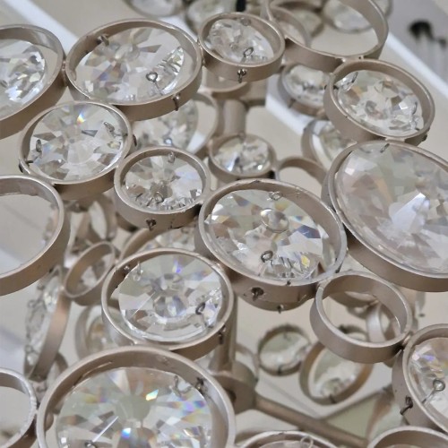 Lampa wisząca Anya - 6 źródeł światła - Srebrny