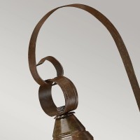 Średnia latarnia naścienna Cape Cod - 1 źródło światła - Brąz sienna