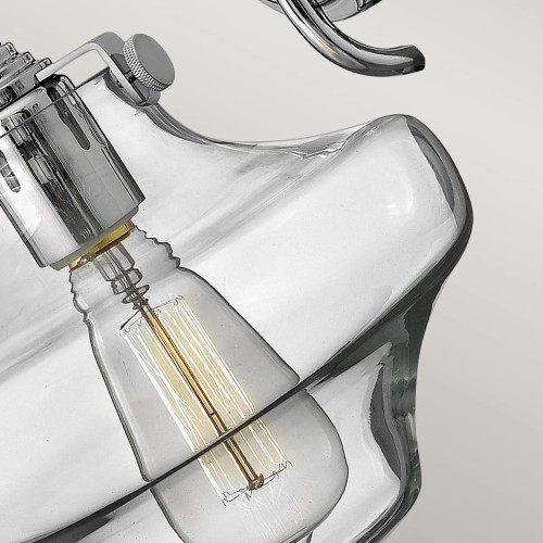 Kinkiet Congress - 1 źródło światła - Chrom - Wersja B