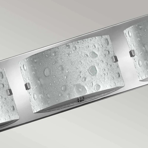 Kinkiet Daphne - 3 źródła światła - Polerowany chrom