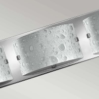 Kinkiet Daphne - 3 źródła światła - Polerowany chrom