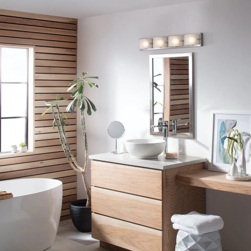 Kinkiet Daphne - 4 źródła światła - Polerowany chrom