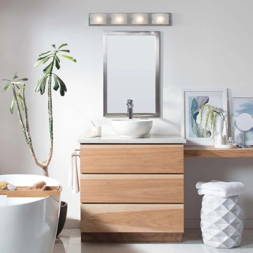 Kinkiet Daphne - 4 źródła światła - Polerowany chrom