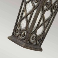 Mała latarnia wisząca Enzo - 1 źródło światła - Brązowy