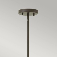 Mała lampa wisząca Finley - 1 źródło światła - Olejowany brąz