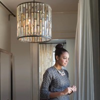 Lampa wisząca Gemma - 3 źródła światła - Vintage brązowy