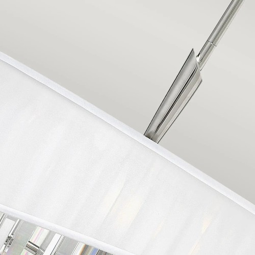 Lampa wisząca Gigi - 3 źródła światła - Polerowany nikiel