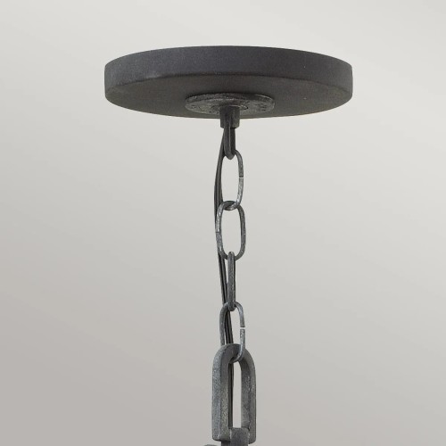 Żyrandol Holden - 4 źródła światła - Postarzany cynk