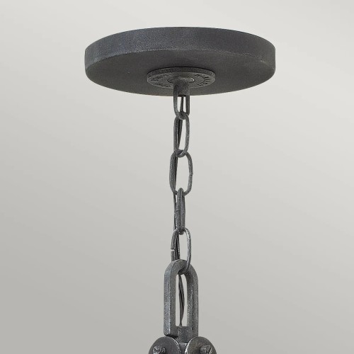 Żyrandol Holden - 5 źródeł światła - Postarzany cynk