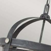 Żyrandol Holden - 5 źródeł światła - Postarzany cynk