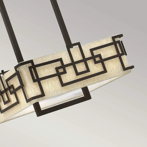 Lampa wisząca Lanza - 3 źródła światła - Olejowany brąz