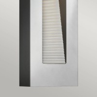 Średnia latarnia naścienna Luna - 2 źródła światła - Tytan