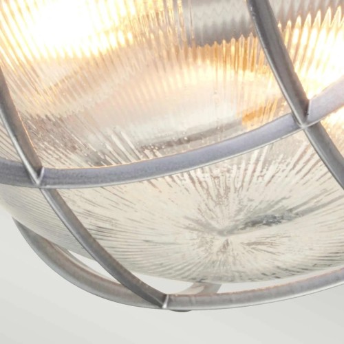 Plafon Marina - 2 źródła światła - Srebrny