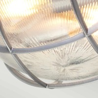 Plafon Marina - 2 źródła światła - Srebrny