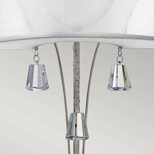 Kinkiet Mime - 2 źródła światła - Szczotkowany nikiel