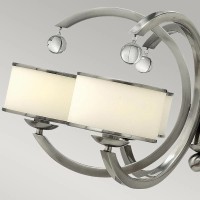 Żyrandol Monaco - 6 źródeł światła - Szczotkowany nikiel