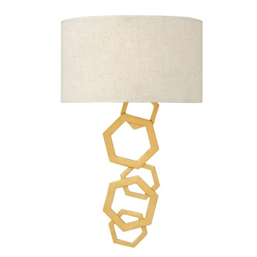 Kinkiet Moxie - 2 źródła światła - Złoty