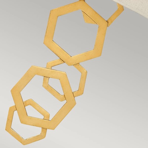 Kinkiet Moxie - 2 źródła światła - Złoty