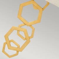 Kinkiet Moxie - 2 źródła światła - Złoty