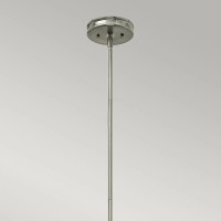 Lampa wisząca Pullman - 1 źródło światła - Szczotkowany nikiel