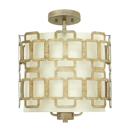 Lampa wisząca Sabina - 3 źródła światła - Srebrny