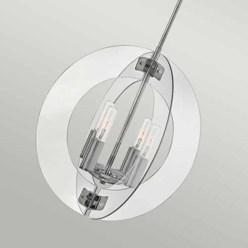 Żyrandol Solstice - 4 źródła światła - Polerowany chrom