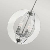 Żyrandol Solstice - 4 źródła światła - Polerowany chrom