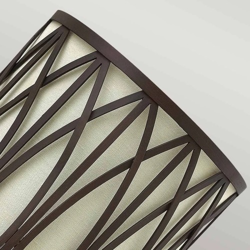 Kinkiet Walden - 2 źródła światła - Ciemnobrązowy