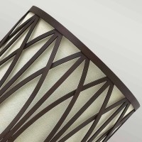 Kinkiet Walden - 2 źródła światła - Ciemnobrązowy