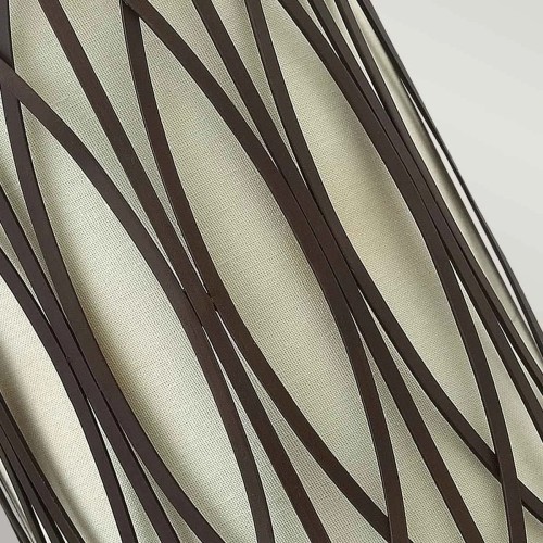 Kinkiet Walden - 2 źródła światła - Ciemnobrązowy