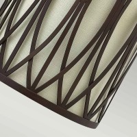 Kinkiet Walden - 2 źródła światła - Ciemnobrązowy