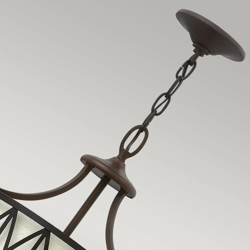 Lampa wisząca Walden - 3 źródła światła - Ciemnobrązowy