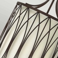 Lampa wisząca Walden - 4 źródła światła - Ciemnobrązowy