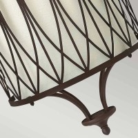 Lampa wisząca Walden - 4 źródła światła - Ciemnobrązowy