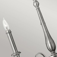 Żyrandol Yorktown - 3 źródła światła - Antyczny nikiel