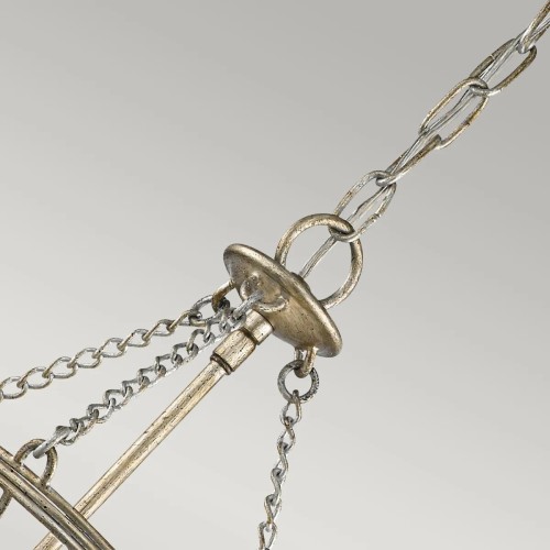 Mała lampa wisząca Calla - 2 źródła światła - Złoty