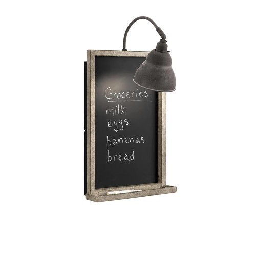 Kinkiet Chalkboard - 1 źródło światła - Postarzany cynk