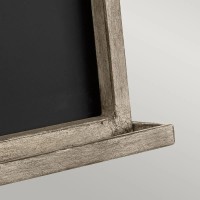 Kinkiet Chalkboard - 1 źródło światła - Postarzany cynk