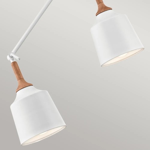 Lampa wisząca Danika - 3 źródła światła - Biały