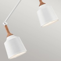 Lampa wisząca Danika - 3 źródła światła - Biały