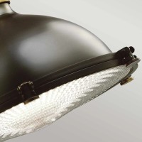 Średnia lampa wisząca Hatteras Bay - 1 źródło światła - Postarzany brąz